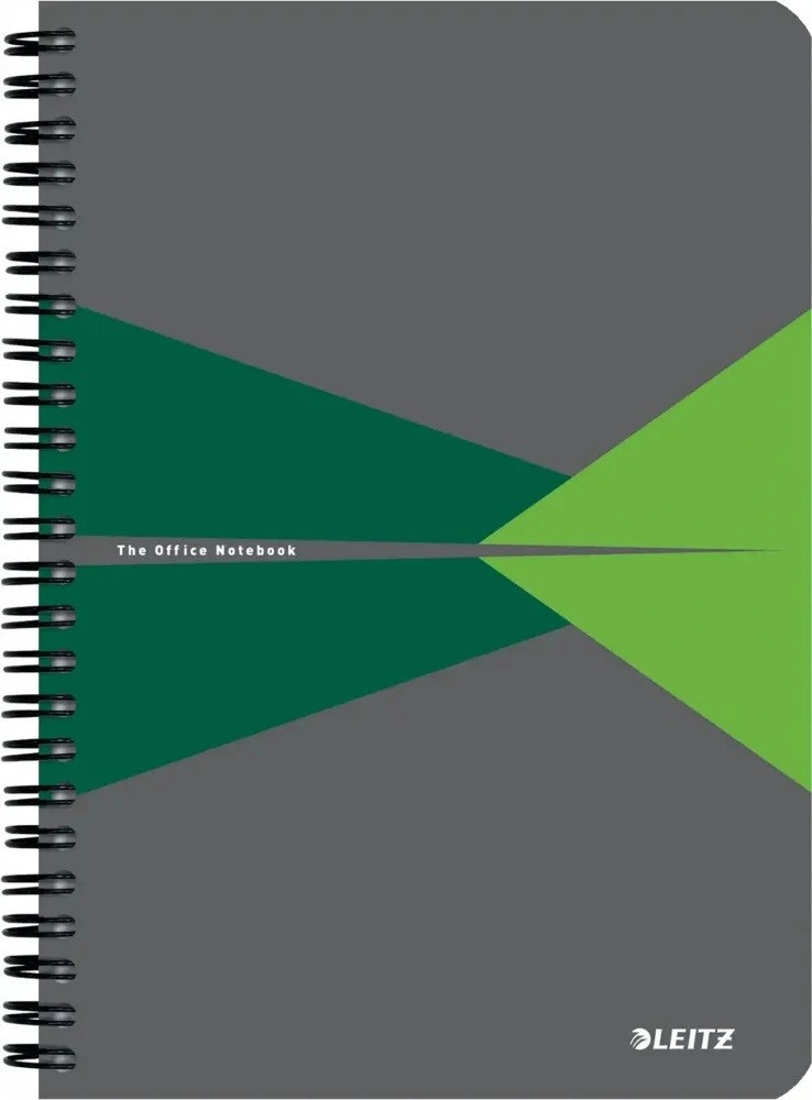 Notebook Office PP A5 green checkered
