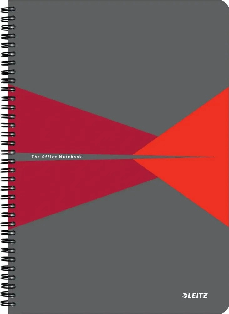 Notebook Office Card A4 red checkered