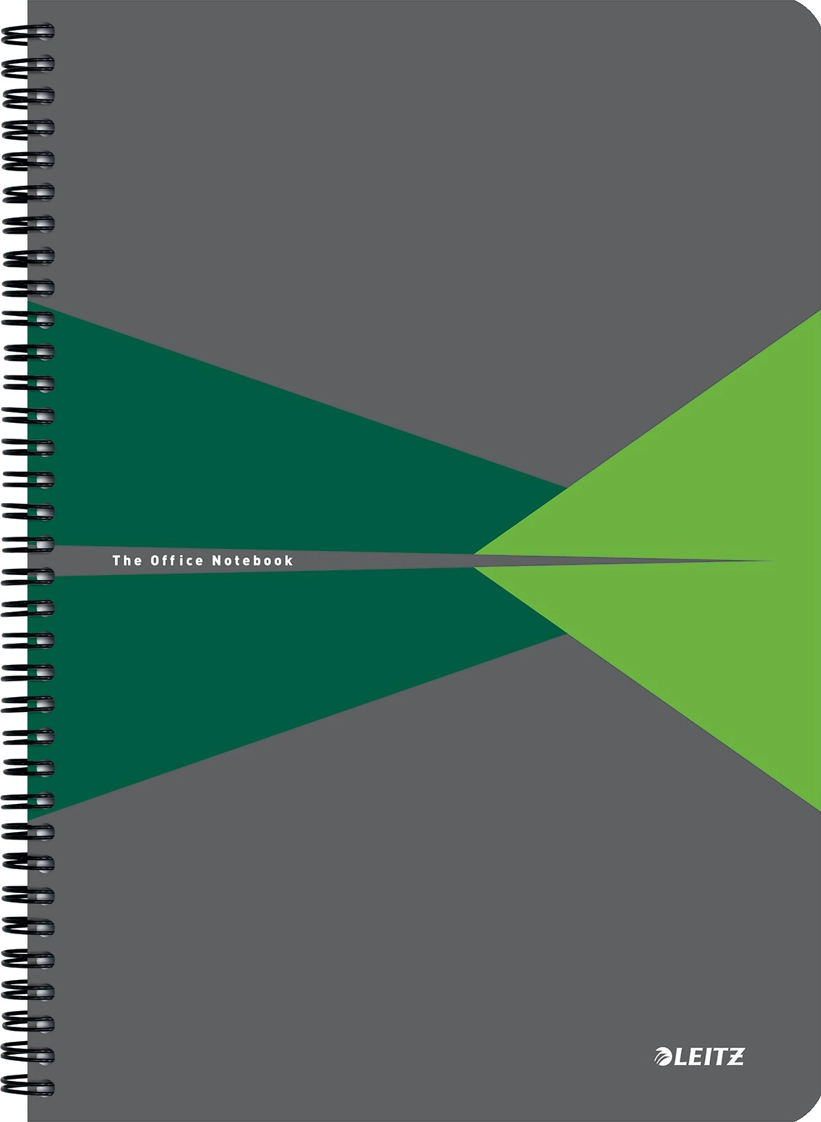 Ko�onotatnik Office Card A4 short green