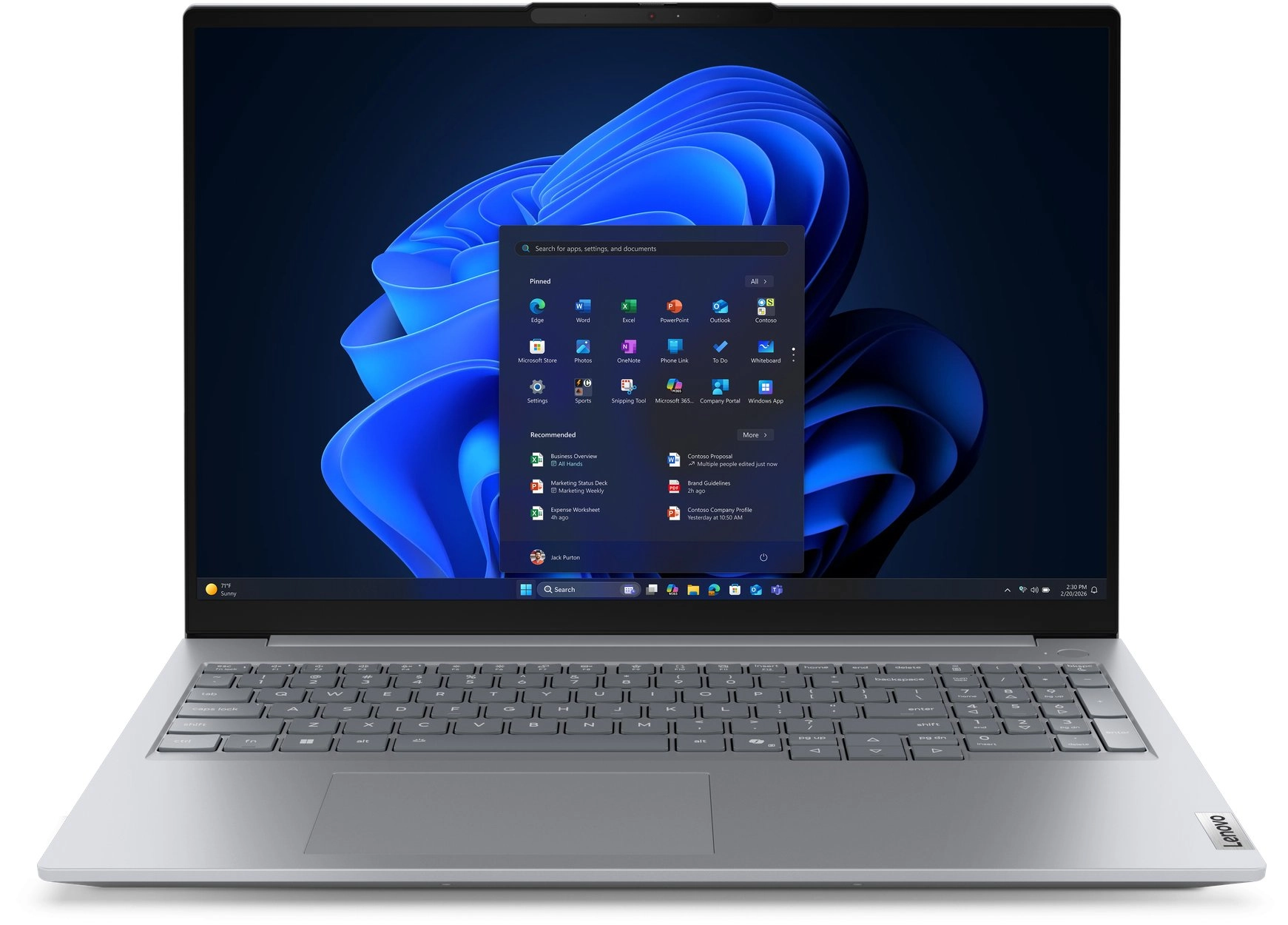 Lenovo ThinkBook 16 G9 AHP AMD Ryzen™ 7 250 Portatīvais dators 40,6 cm (16") WUXGA 16 GB DDR5-SDRAM 512 GB SSD Wi-Fi 7 (802.11be) Windows 11 Pro Pelēks Angļu
