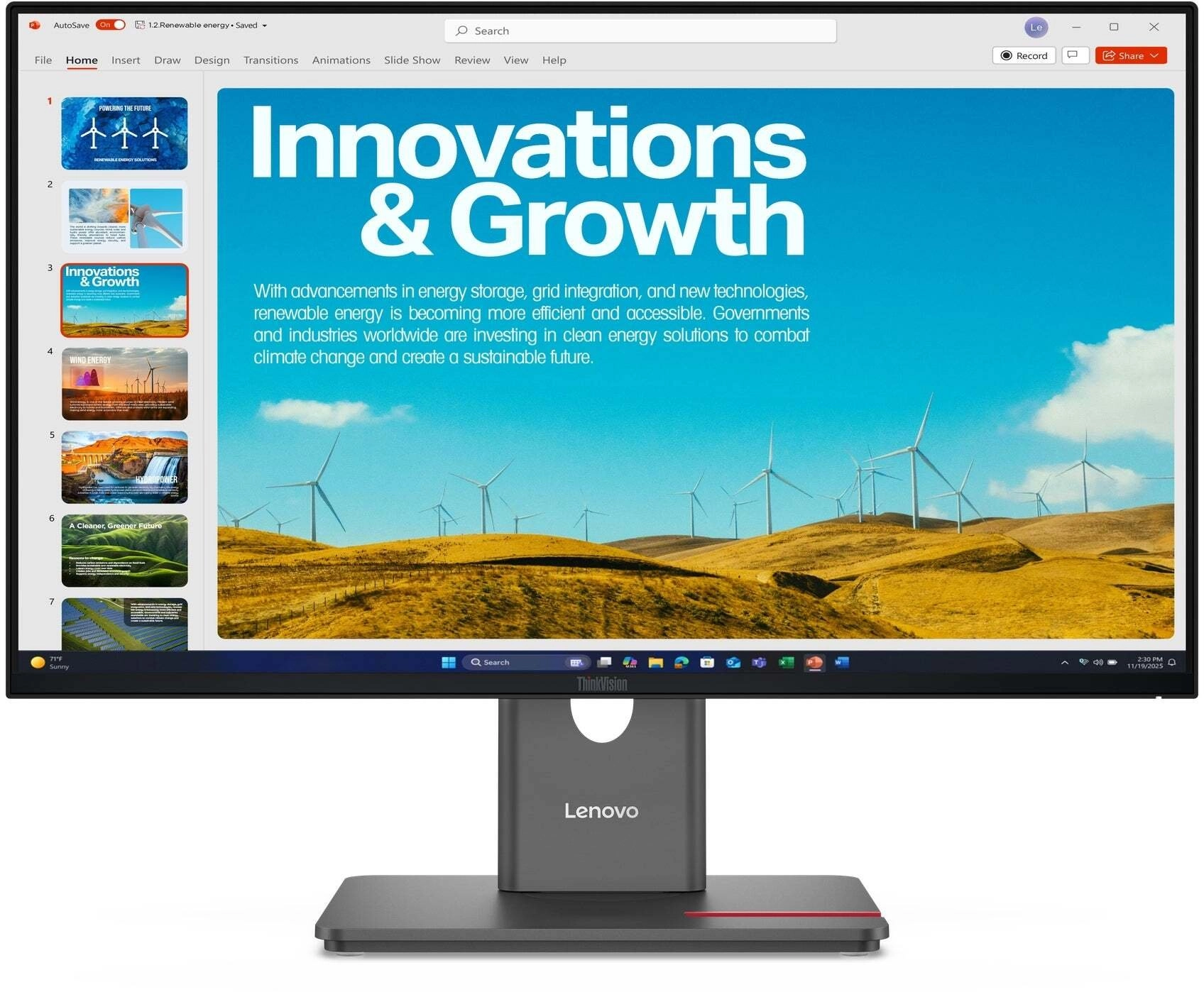 Monitor Lenovo Thinkvision T24M-29 60.5