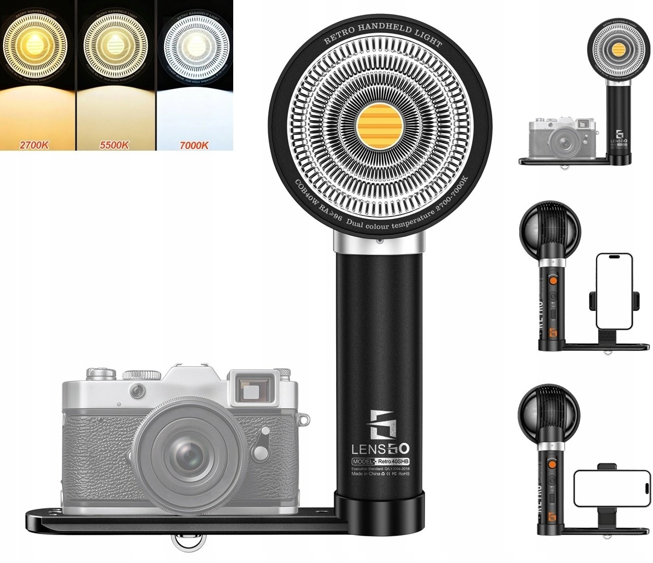 Hand Held Led Lamp 40w Cob