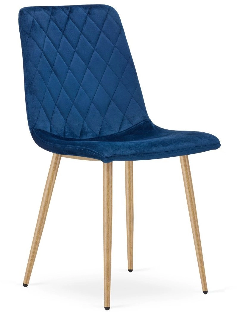 TURIN chair - navy blue velvet