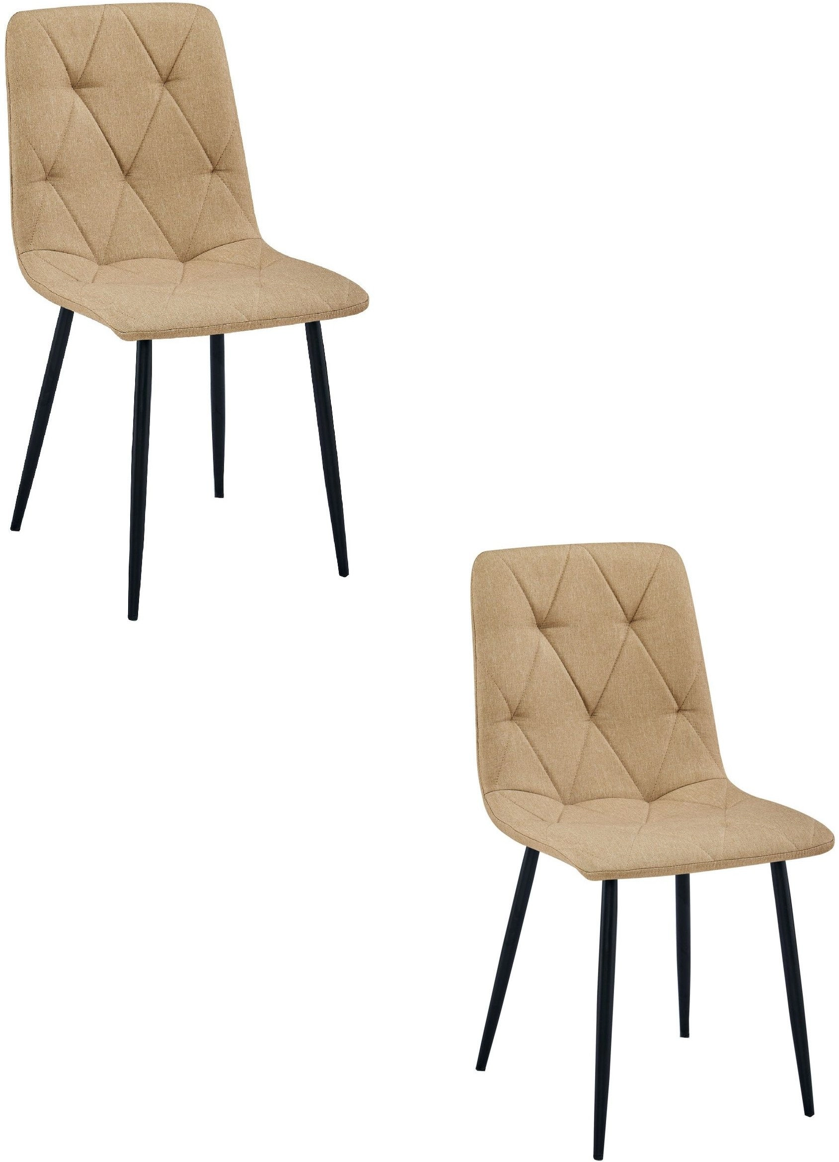 LIBRA chair - brown material /