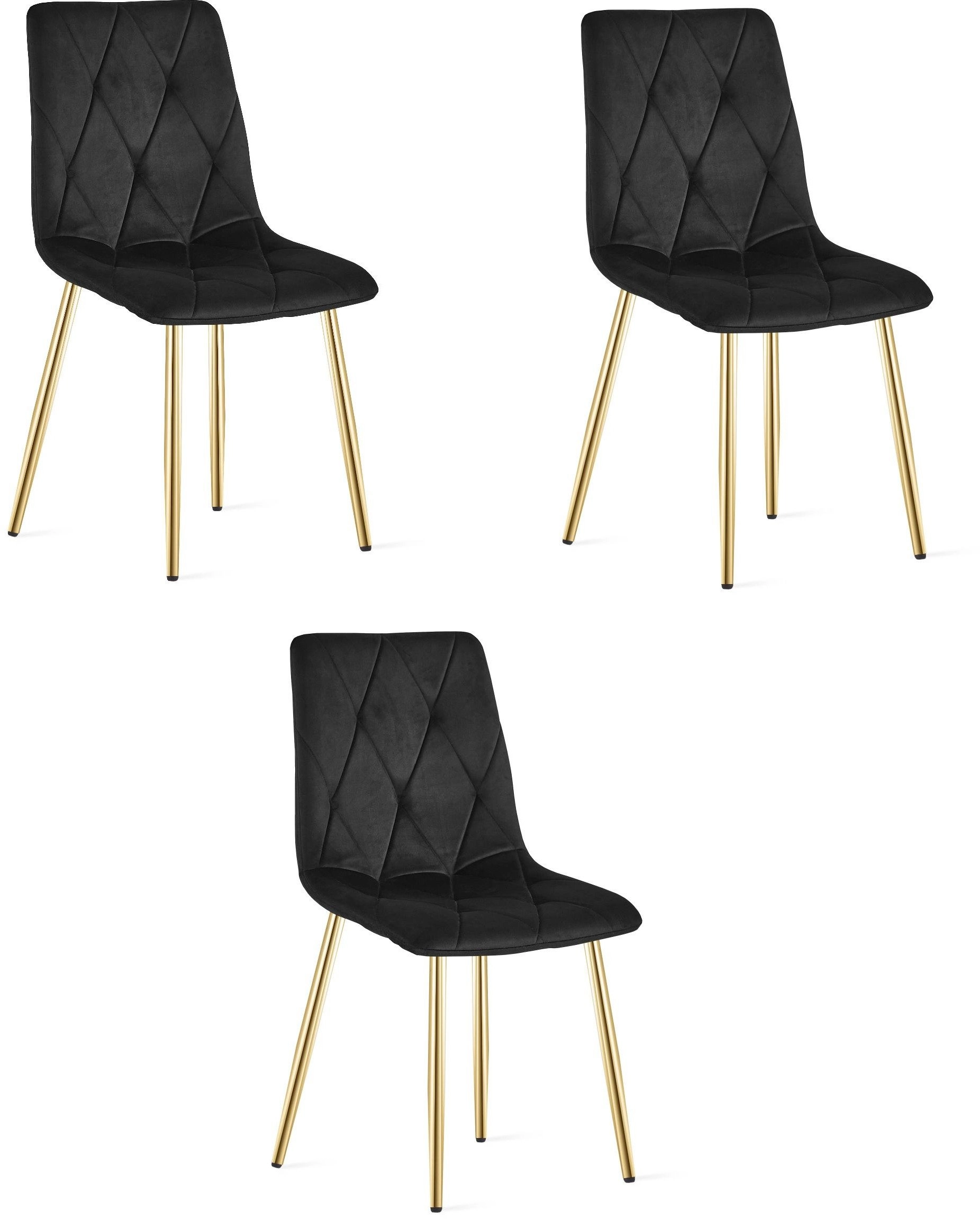LIBRA chair - black velvet /