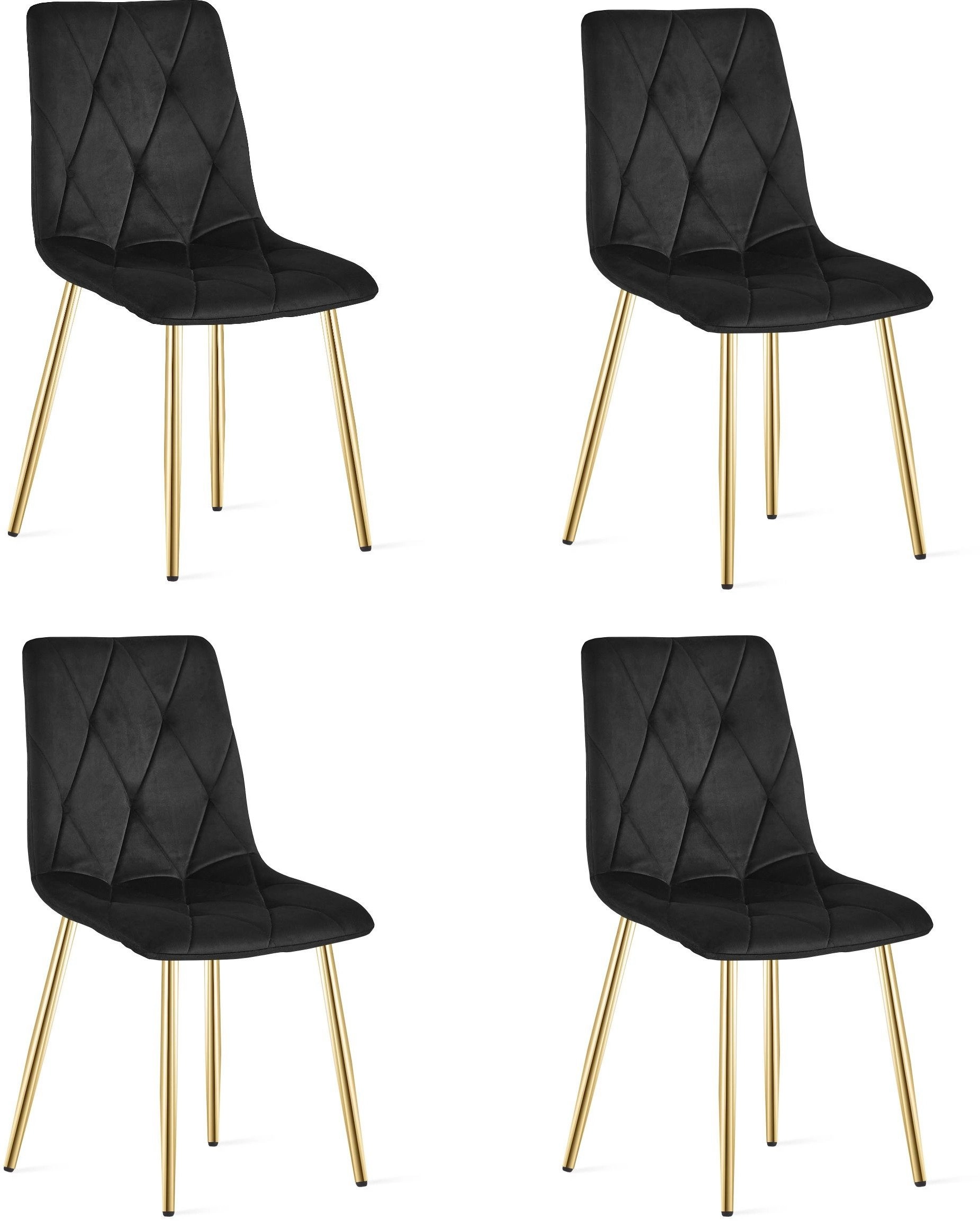 LIBRA chair - black velvet /