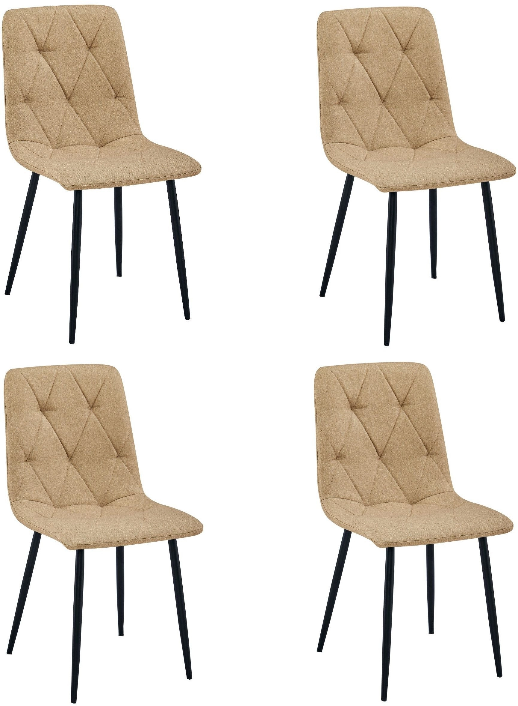 LIBRA chair - brown material /