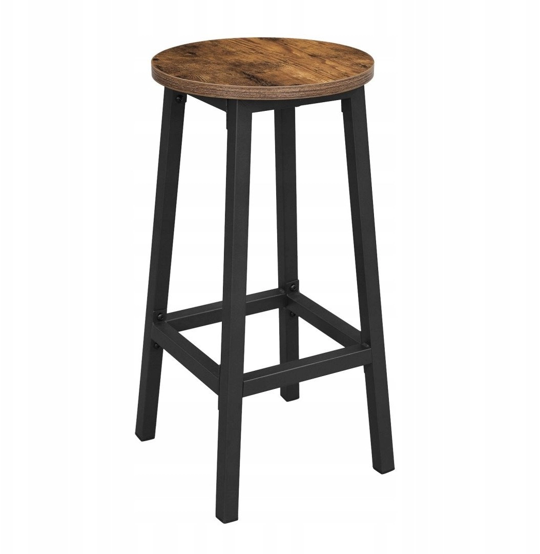 Bar stool - rustic / black