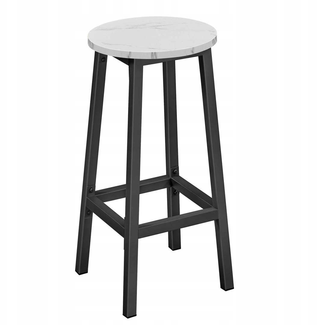 Bar stool - marble / black