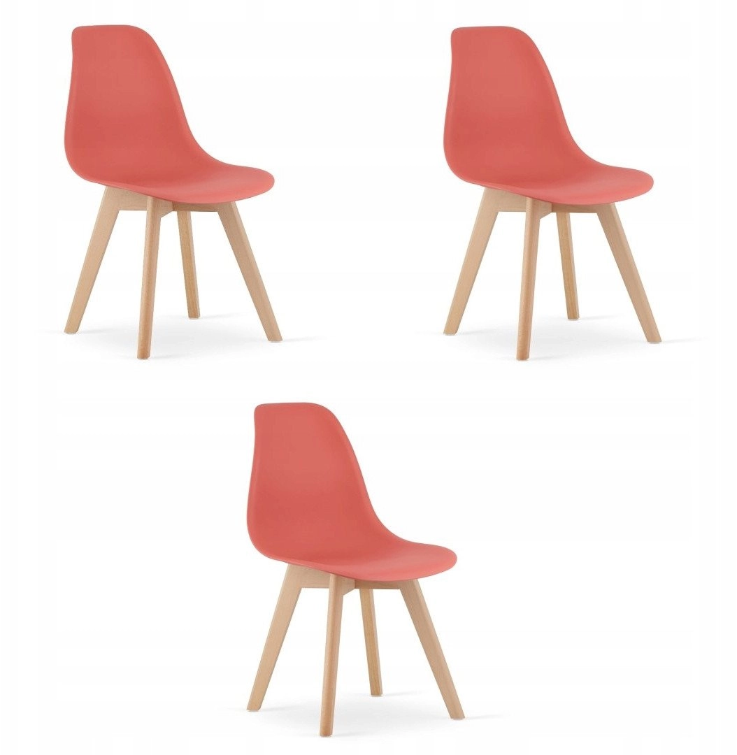 KITO cinnabar chair / natural legs