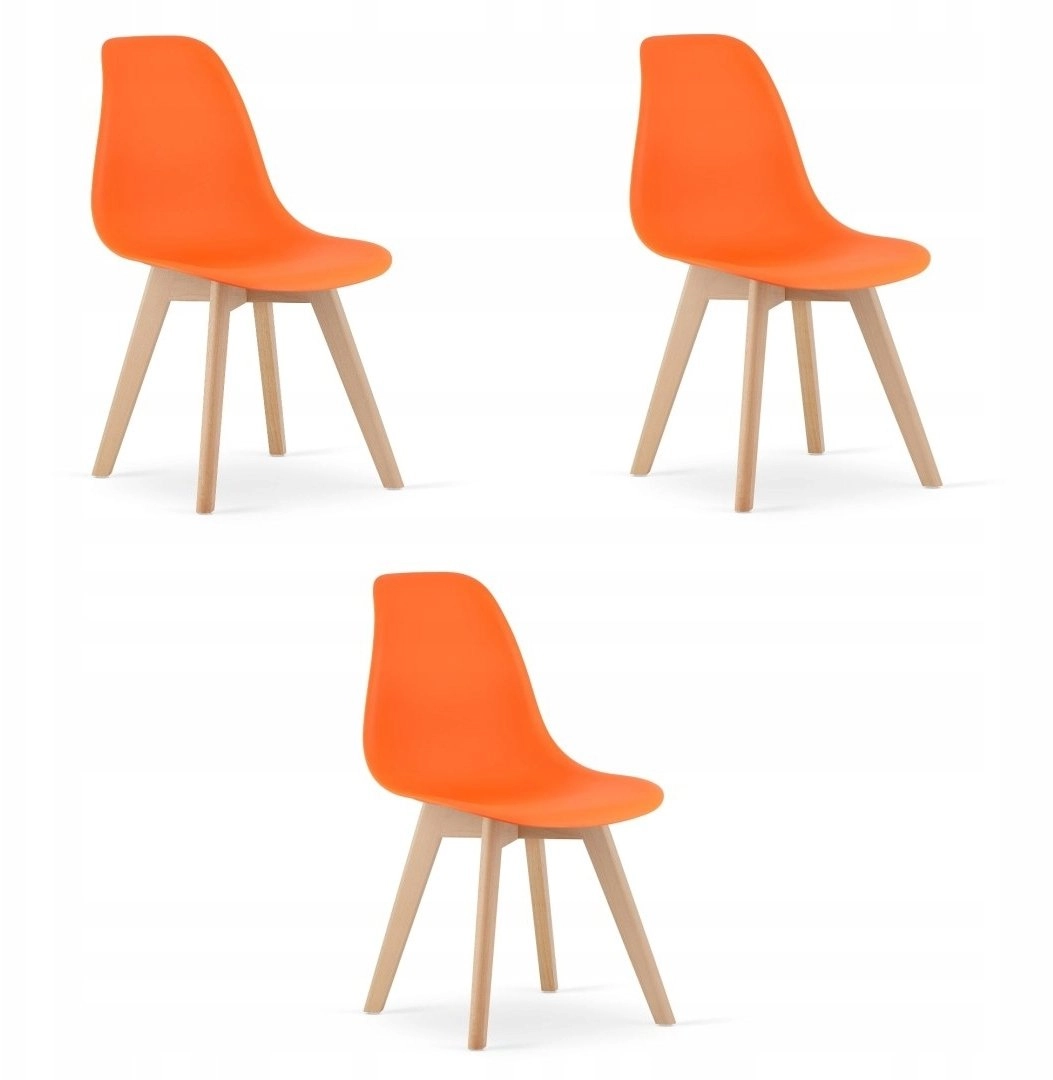 Leobert KITO orange chair / natural