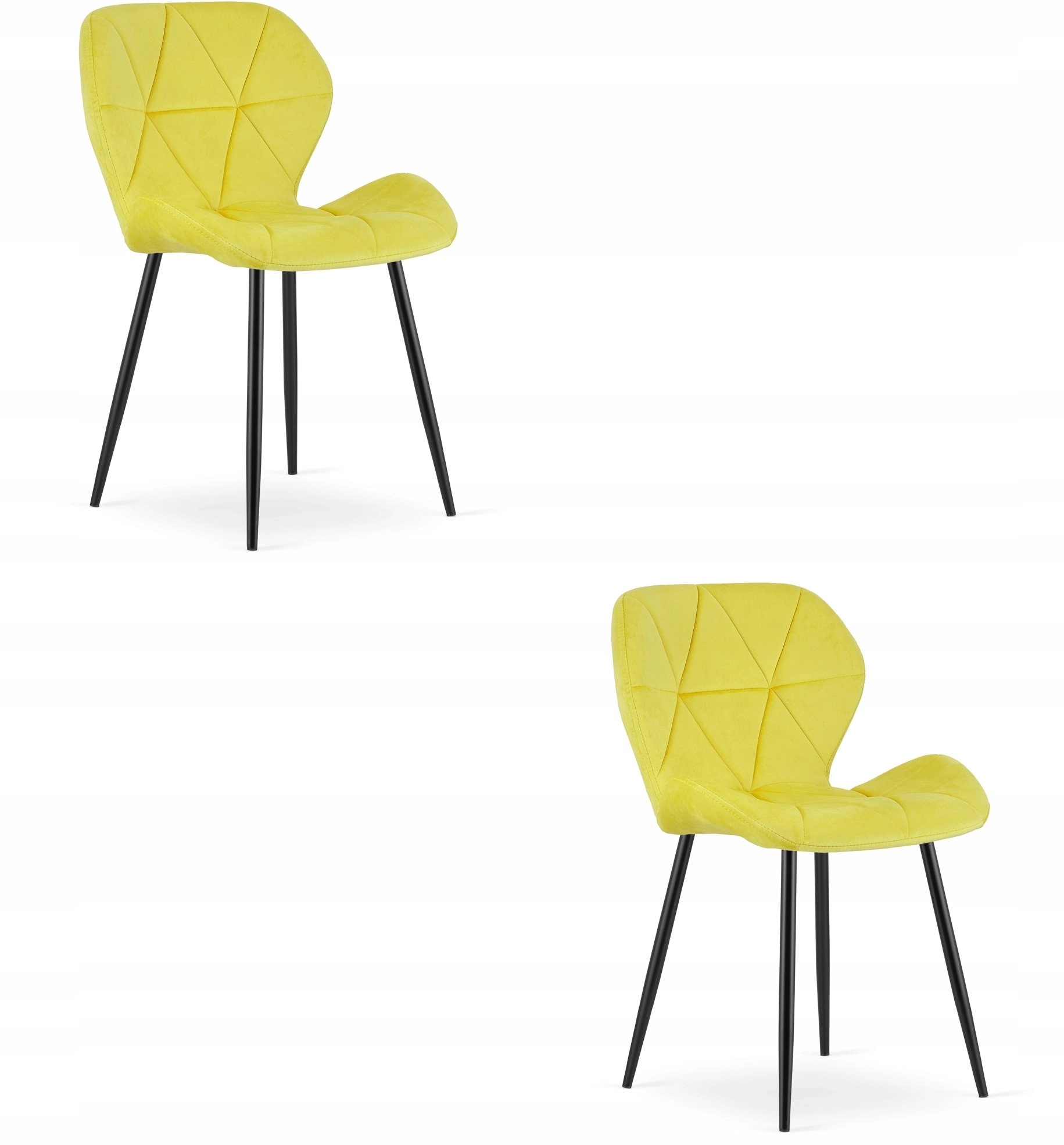 Leobert MANGO chair - yellow velvet