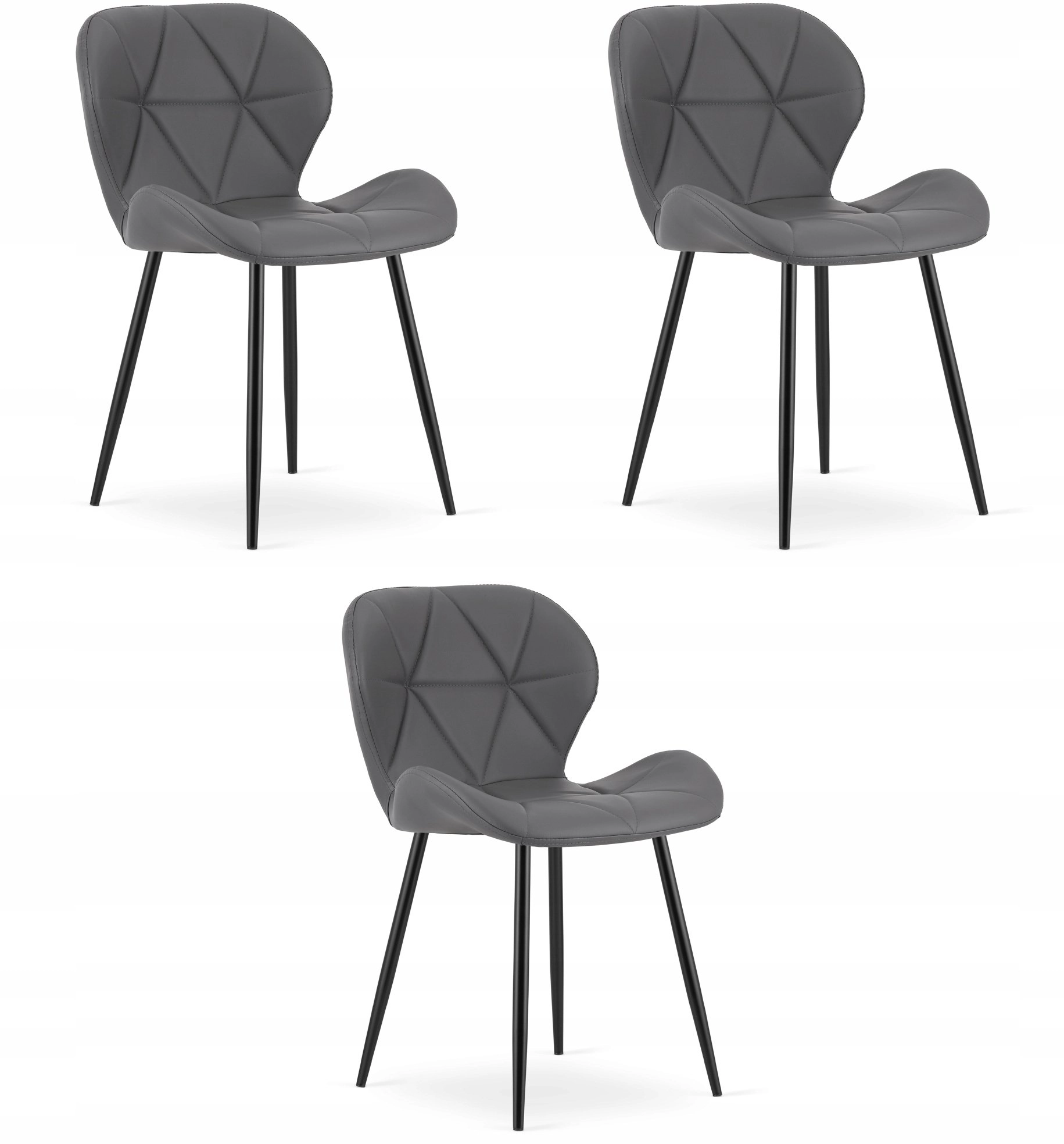 Leobert MANGO chair - gray eco-leather