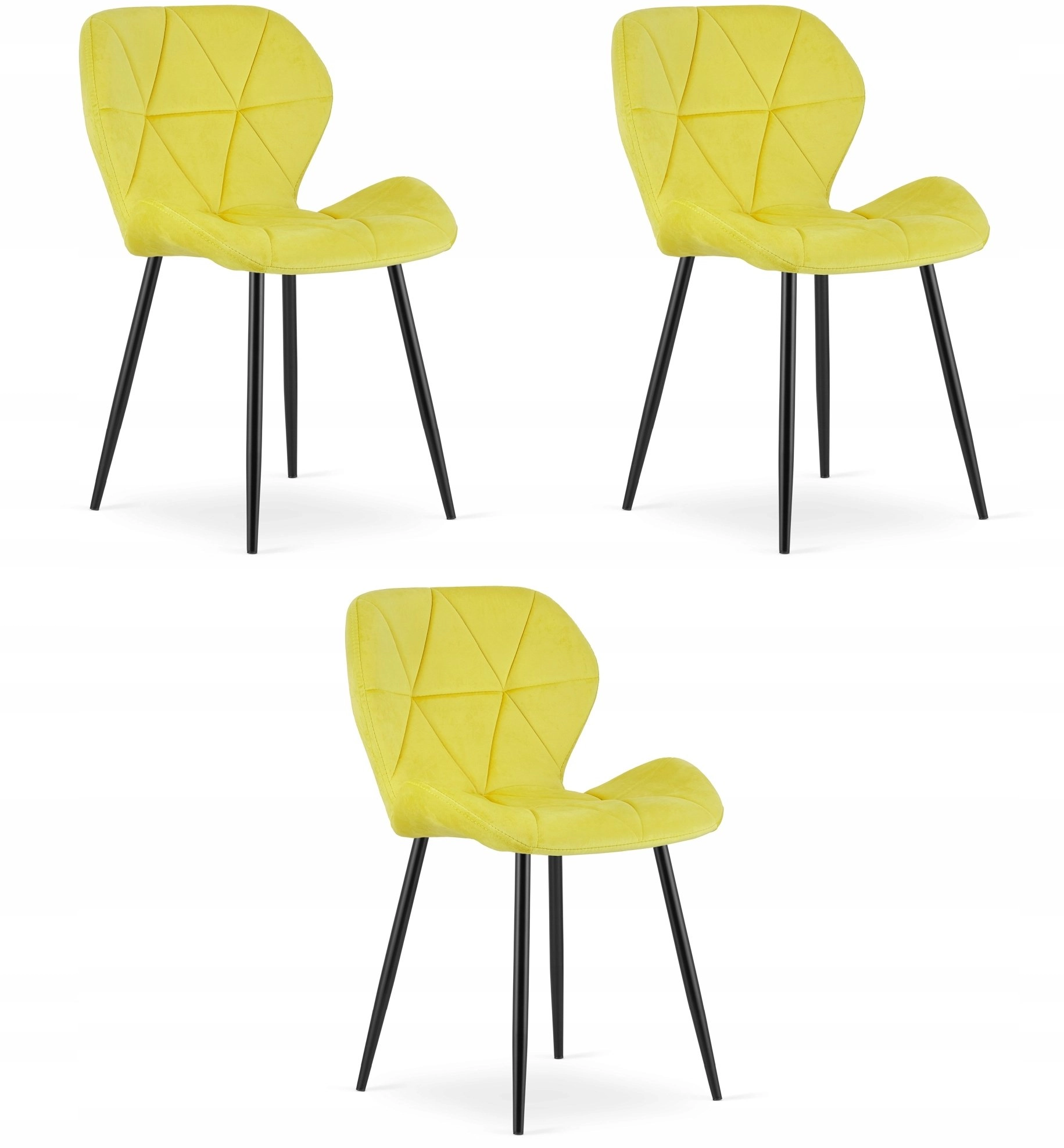 Leobert MANGO chair - yellow velvet