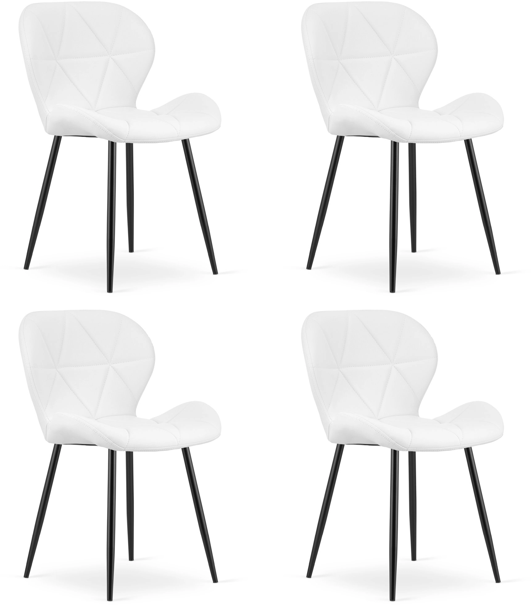 Leobert MANGO chair - white eco-leather