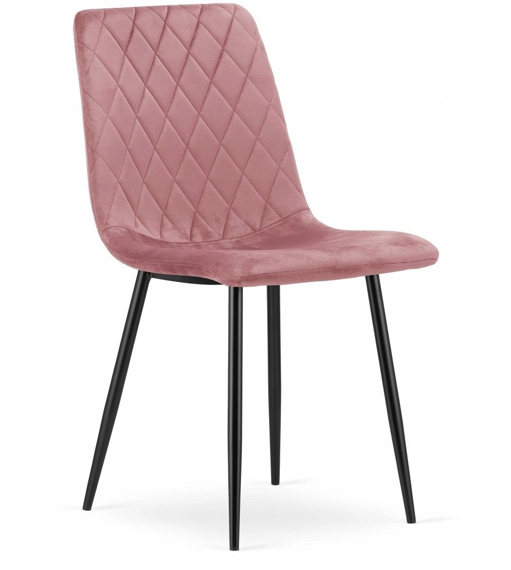 Pink velvet chair TURIN velvet glamorous