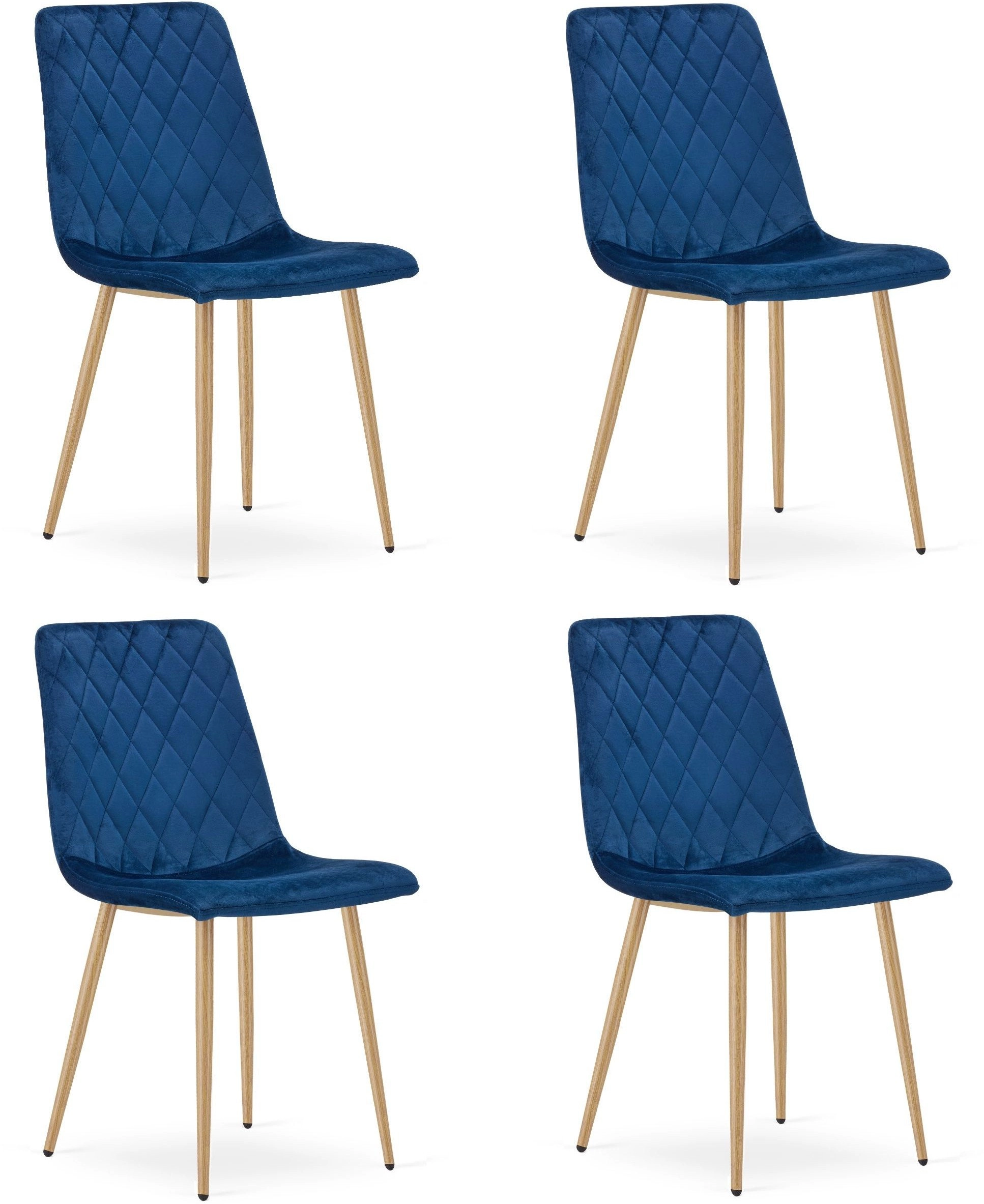 Navy blue TURIN upholstered chair  4