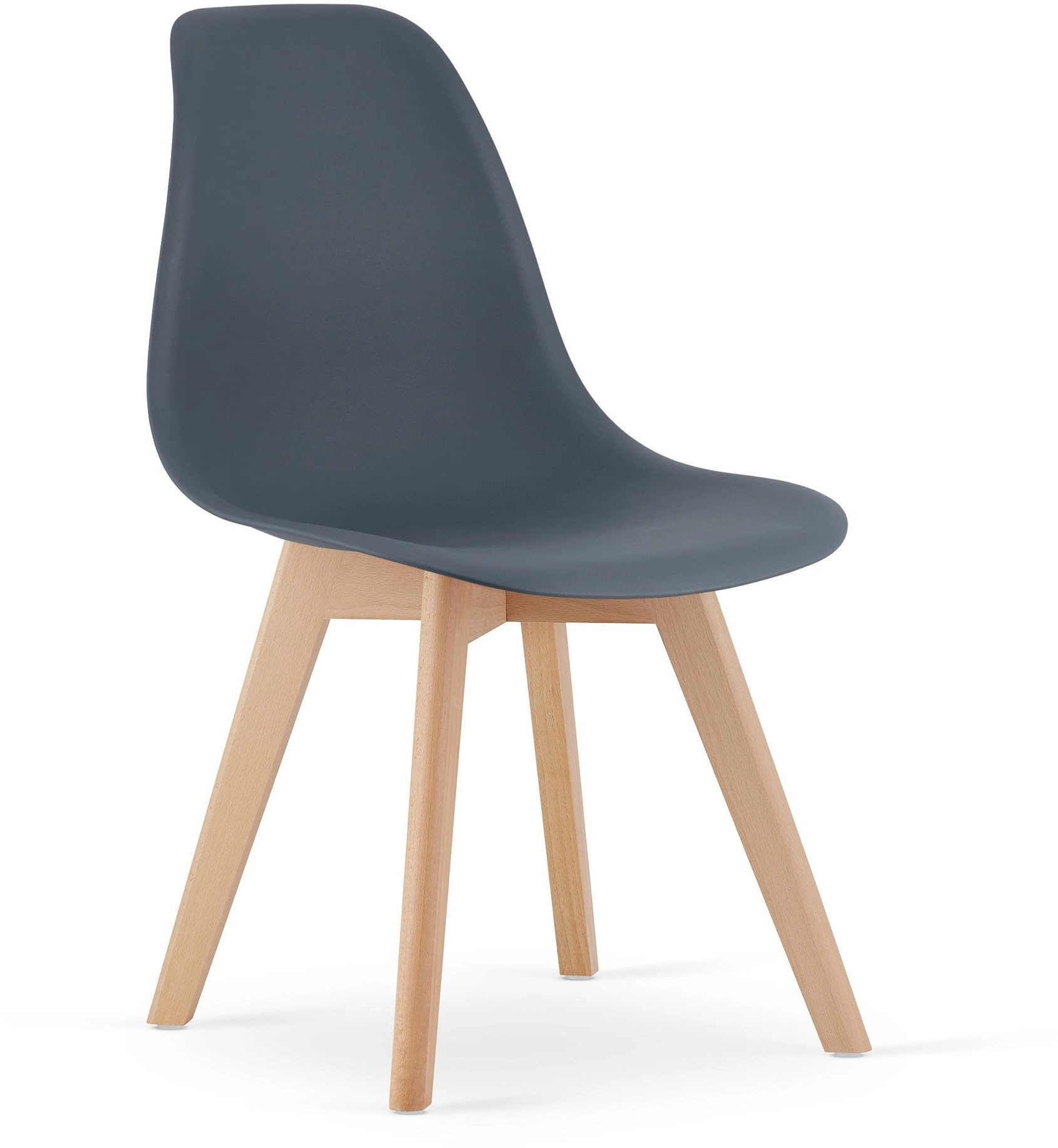 Modern KITO graphite Scandinavian chair for