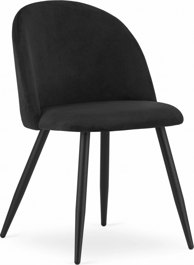 BELLO chair - black velvet /