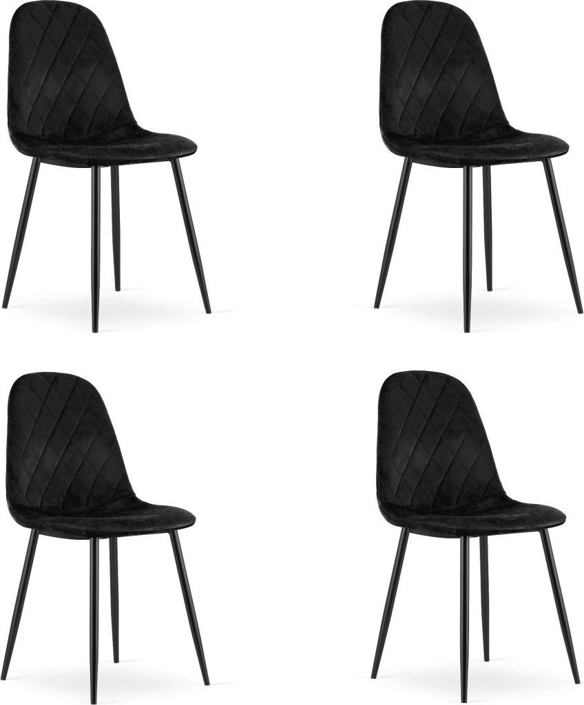Leobert ASTI chair - black velvet