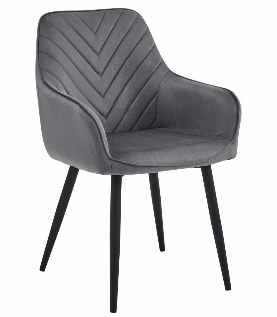 NANA chair - dark gray velvet