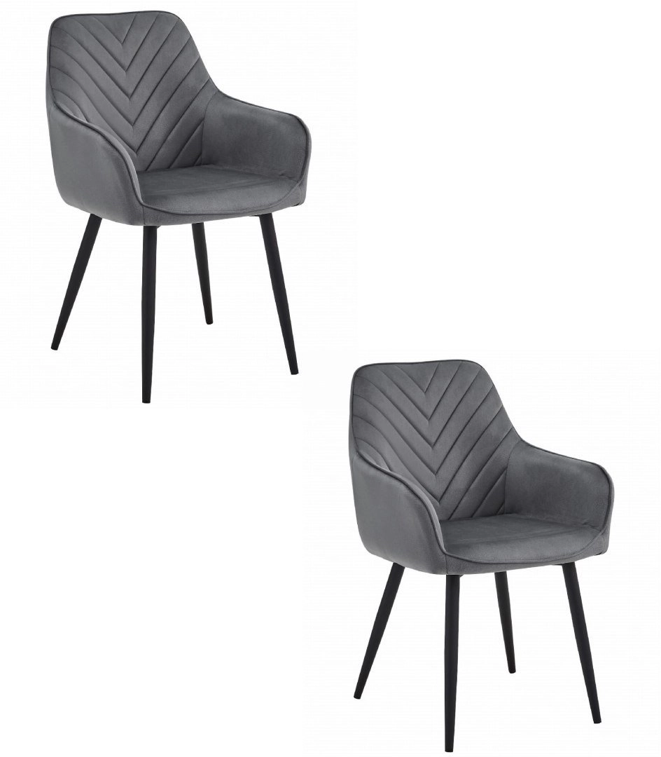 NANA chair - dark gray velvet