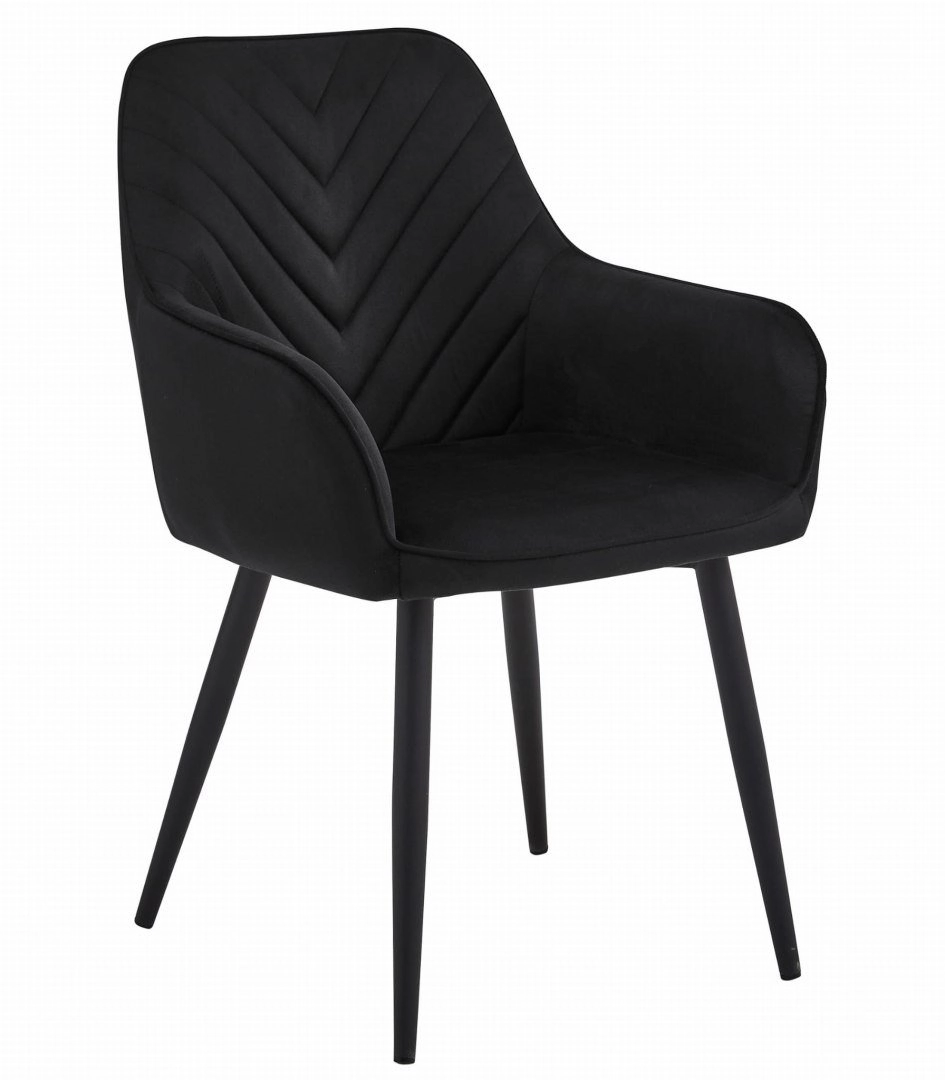 NANA chair - black velvet /