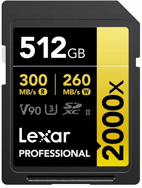 Lexar SDXC Pro 2000X UHS-II U3