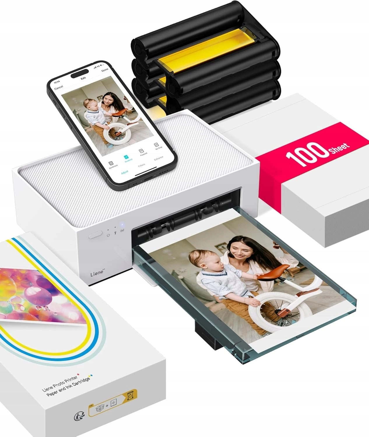 Liene Photo printer 10x15 cm 20