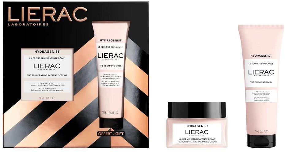 LIERAC_SET Hydragenist moisturizing brightening day cream