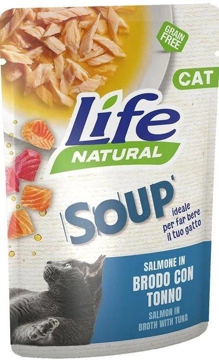 Life Cat NaturalZupa dla Kota Łosoś