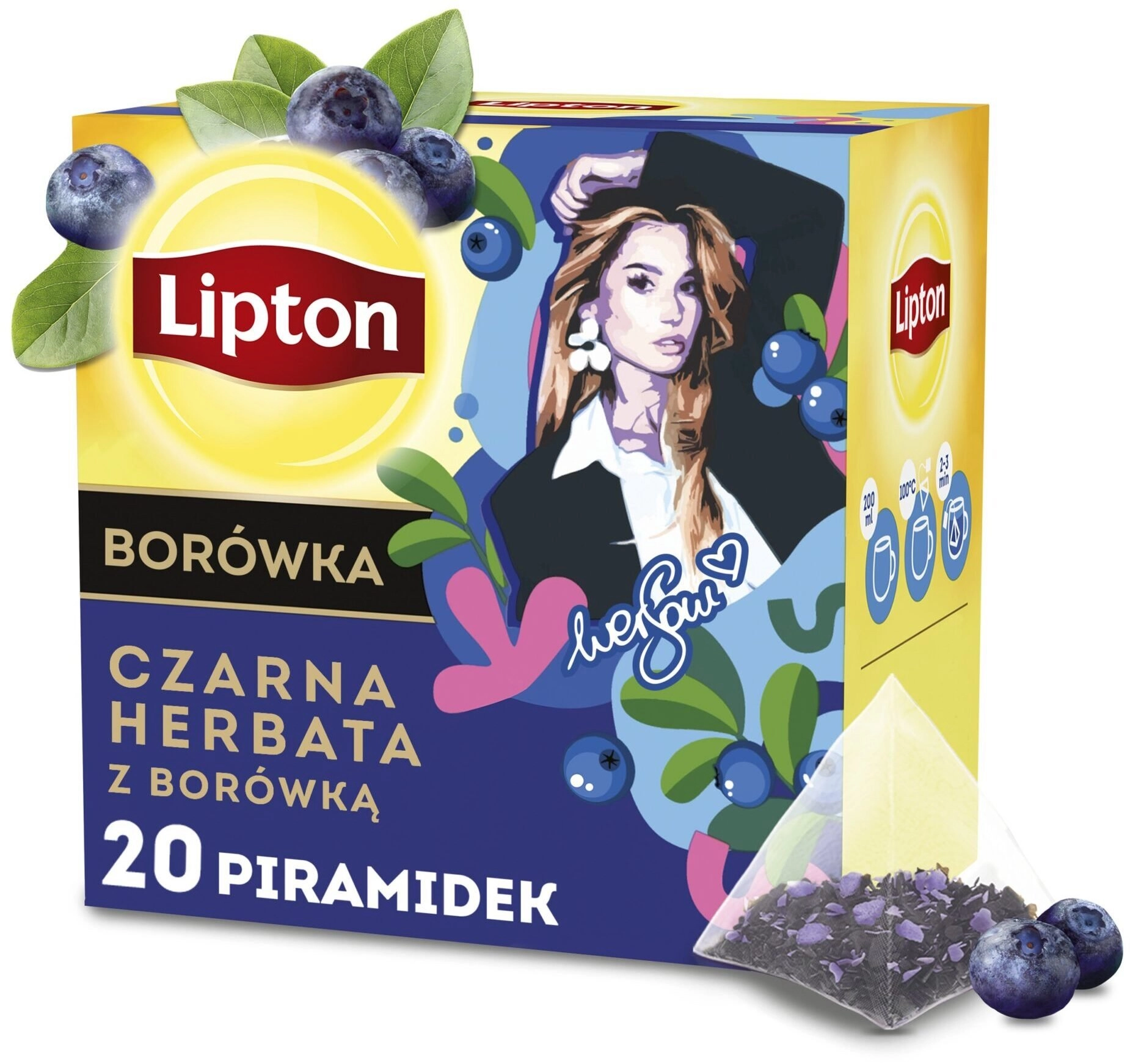 Lipton black tea with blueberries 20