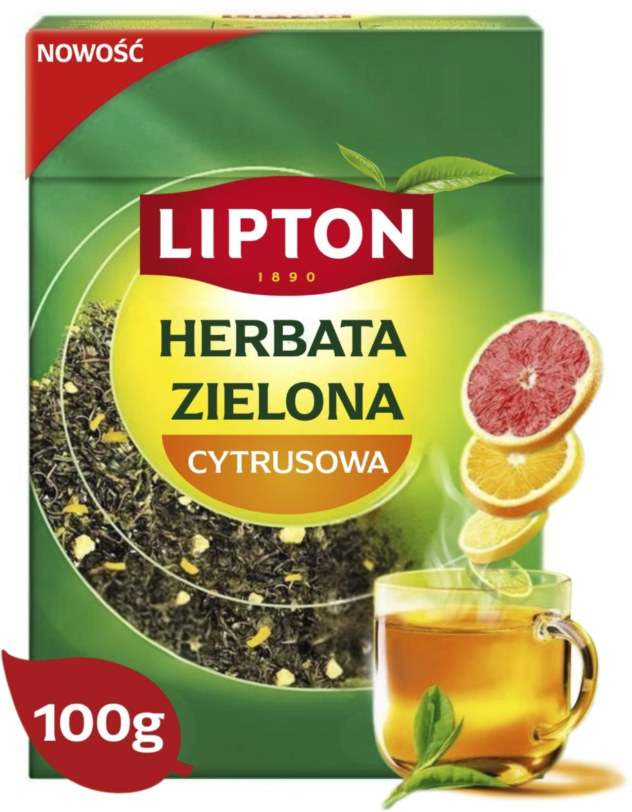 Lipton Citrus green leaf tea 100g