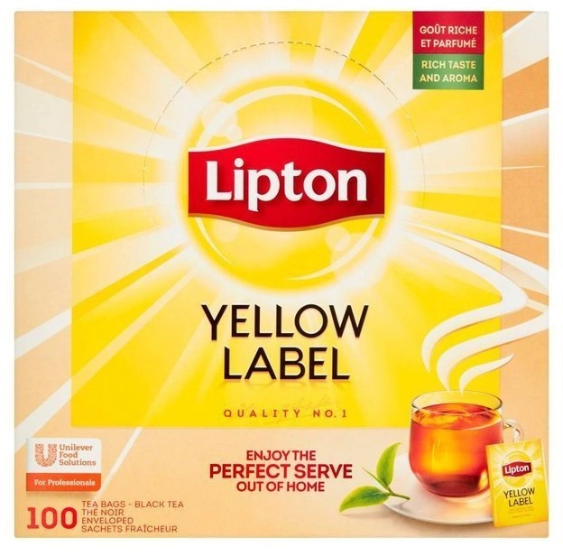 Lipton Yellow Label black tea 100x1