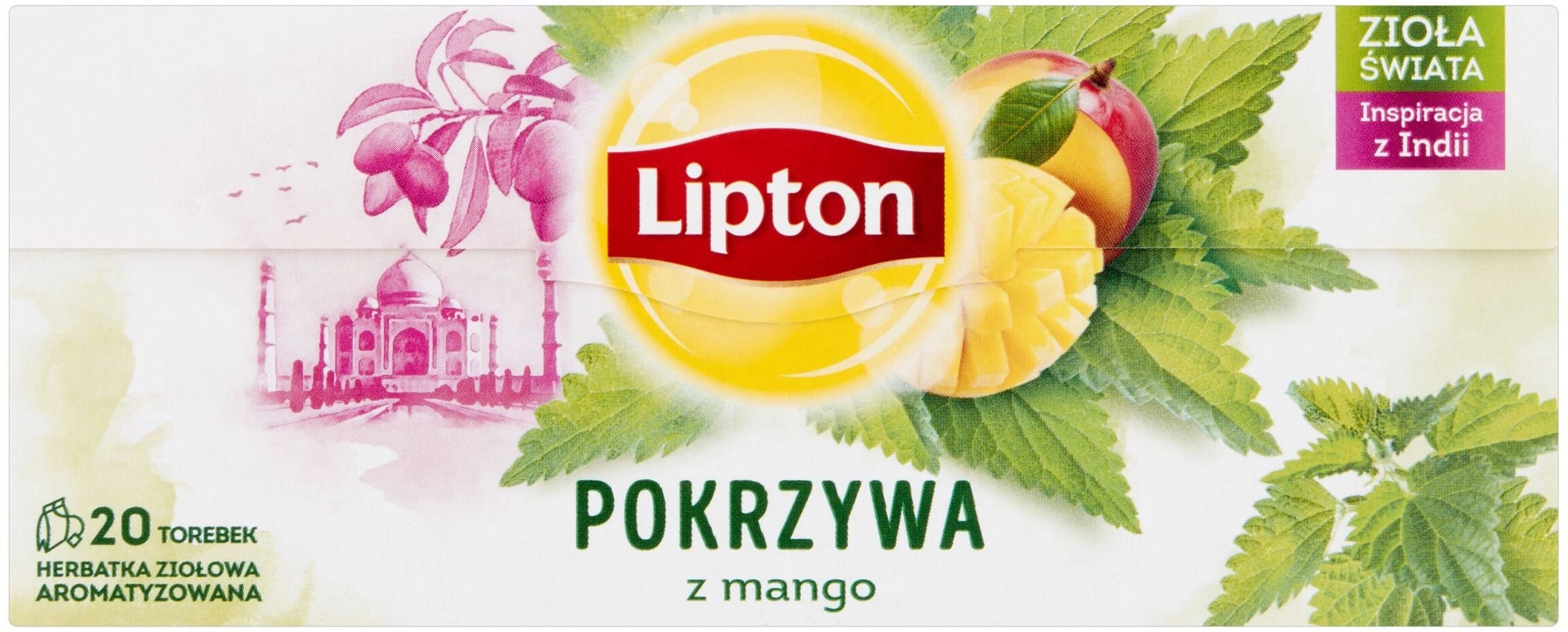 Lipton flavored herbal tea Nettle with