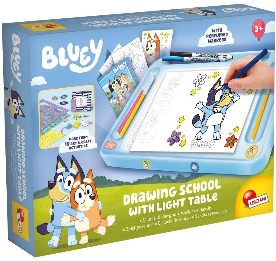 Lisciani BLUey drawing school LED board