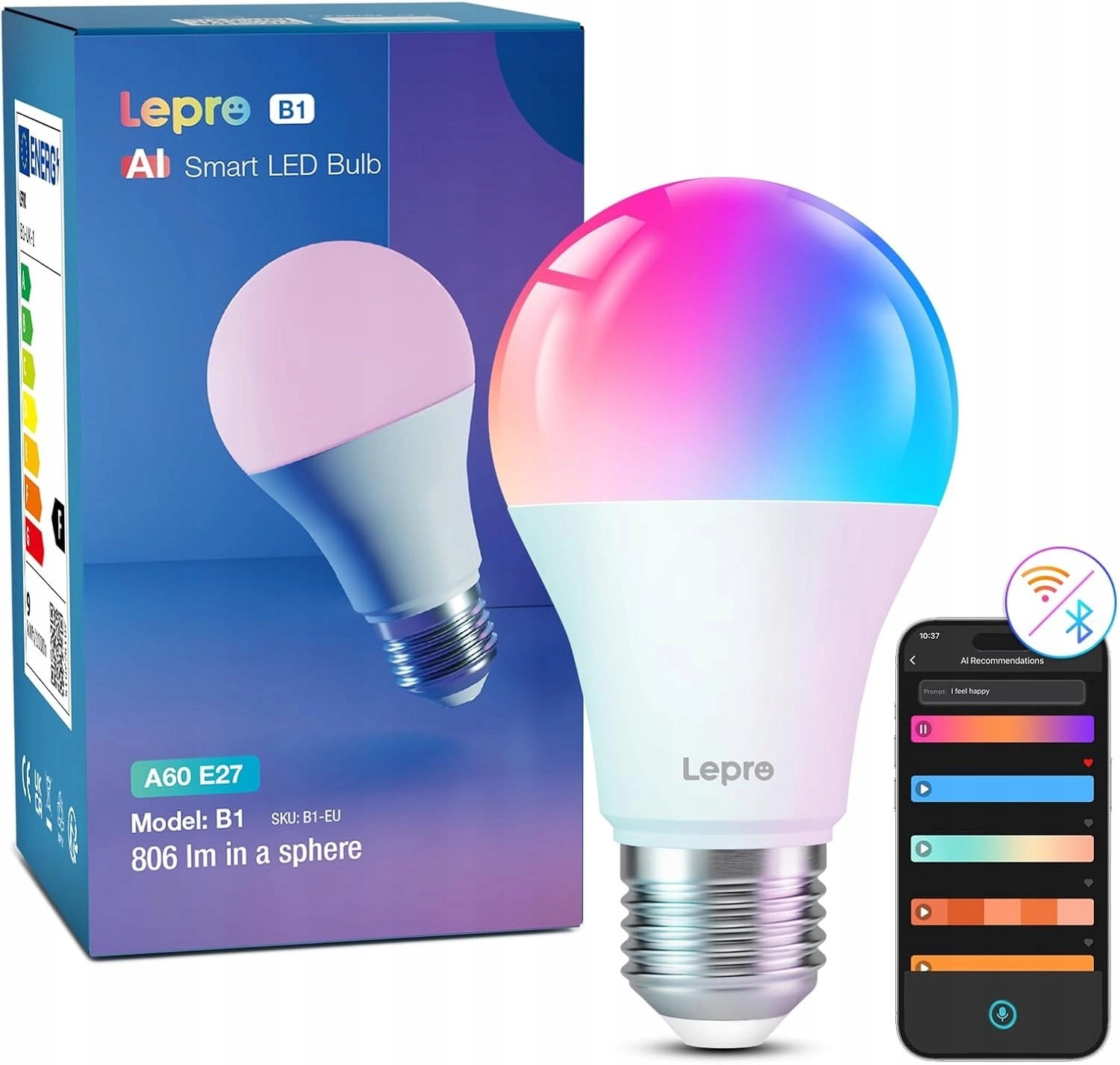 Lepro B1 AI Smart Bulb E27