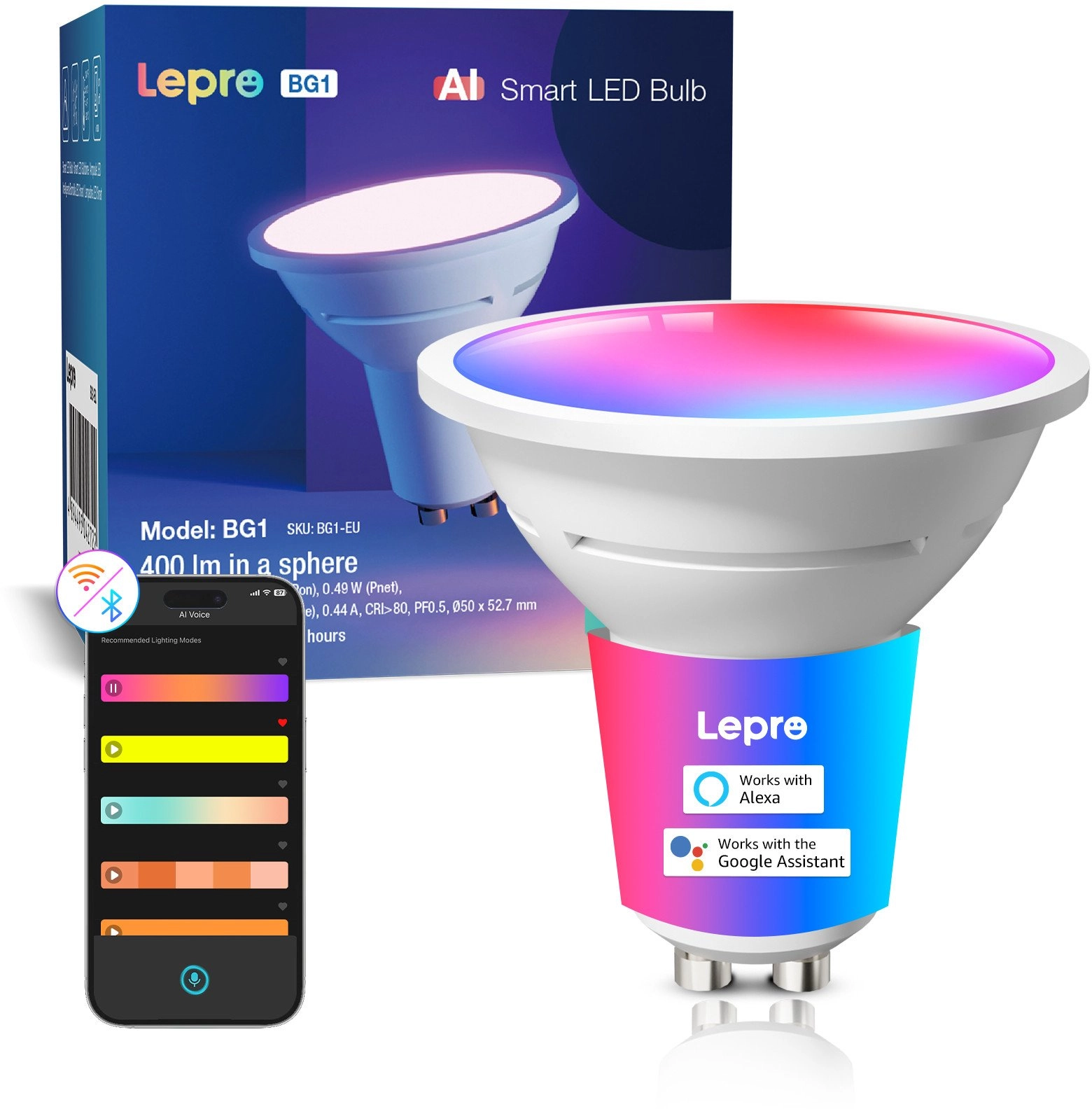 Lepro BG1 AI Smart Å¼arÃ³wka GU10