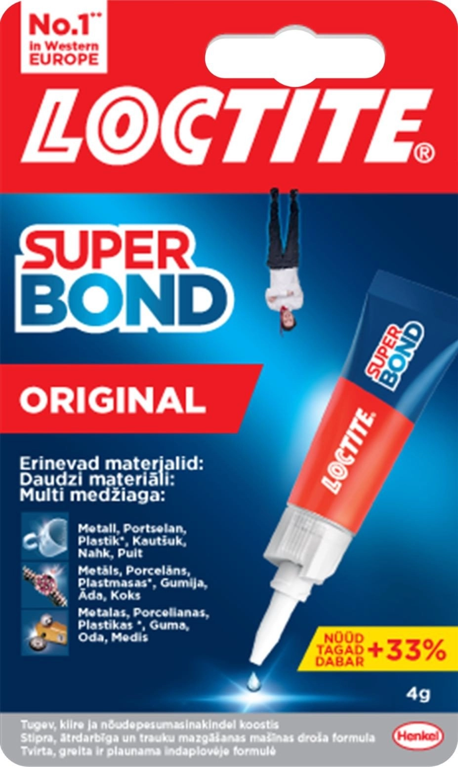 LOCTITE SUPER BOND ORIGINAL 4G 15173772