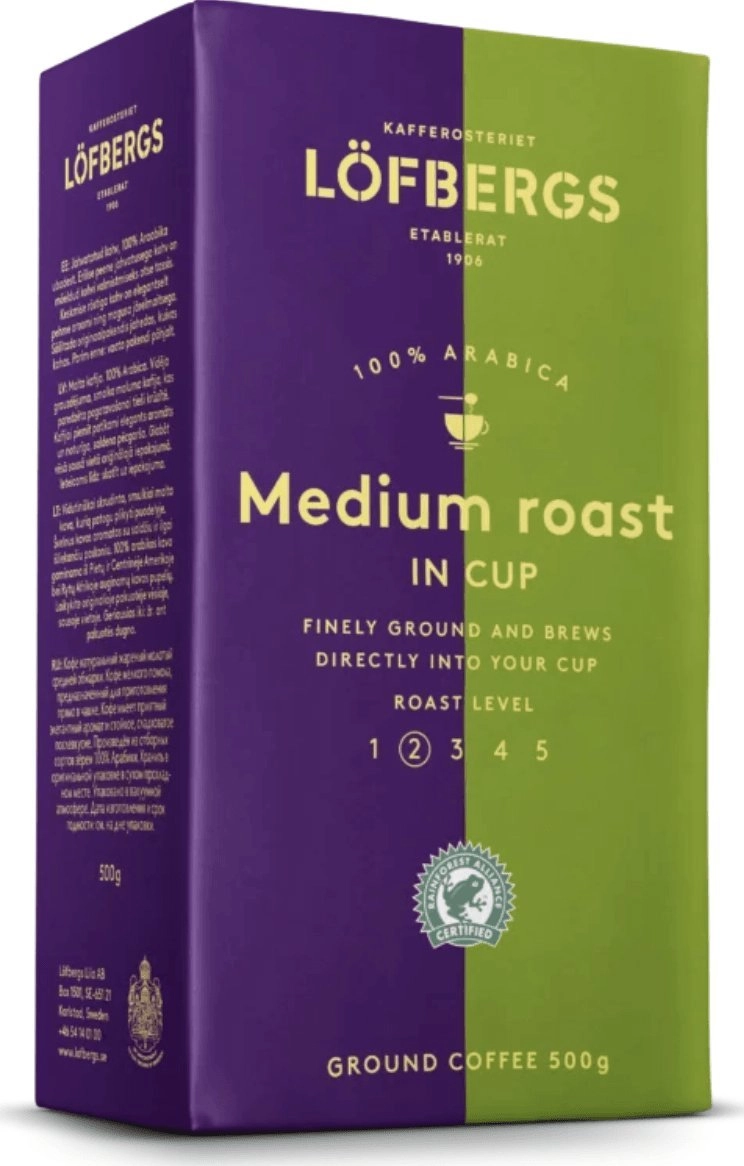 Kawa mielona Lofbergs Medium Roast 500