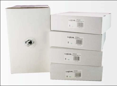 LogiLink Transmission cable wire 4x2xAWG24/1 UTP