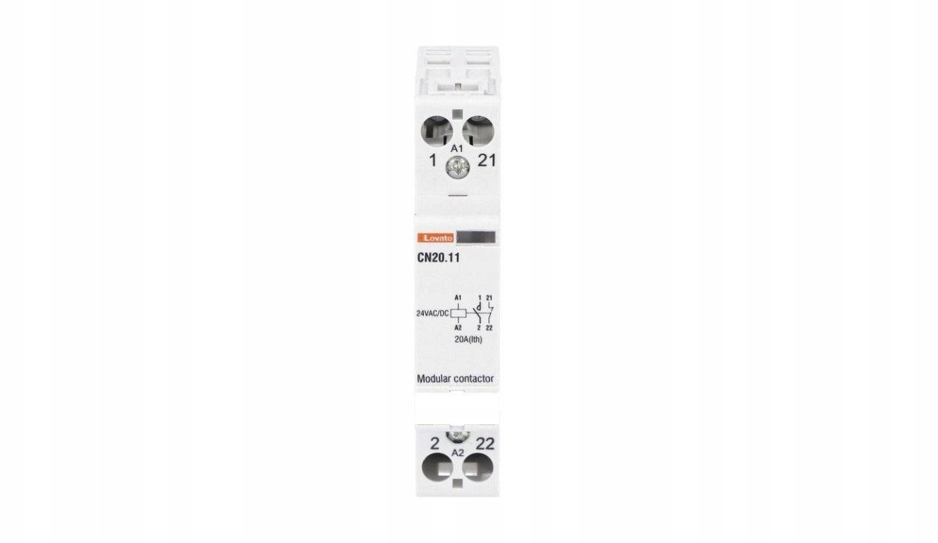 Modular contactor 20A 1Z 1R 24VAC/DC