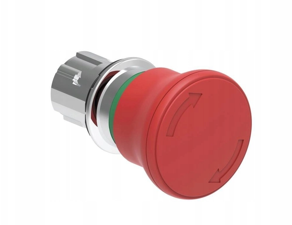 Metal mushroom button unlocking by rotation