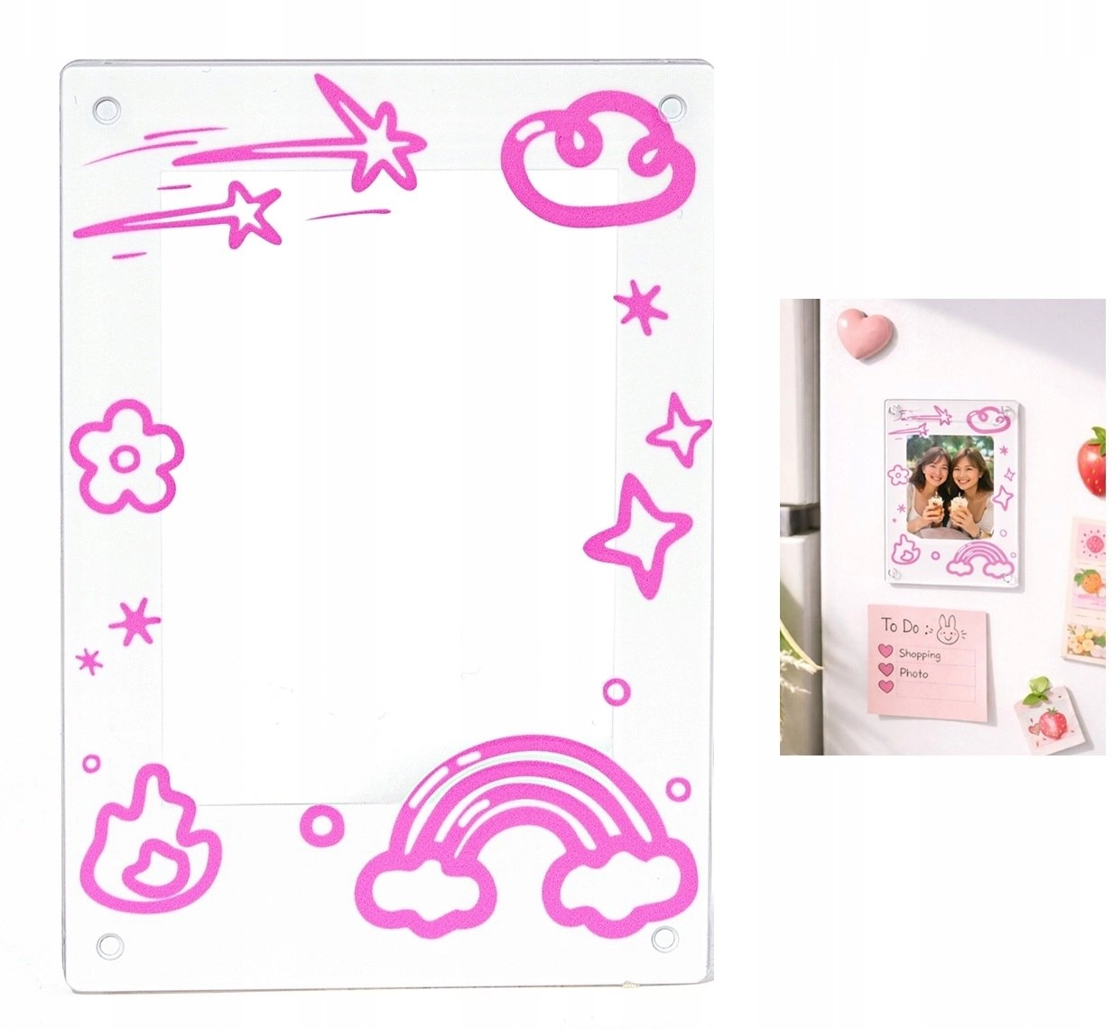 LoveInstant Frame For Fridge Magnet Photos