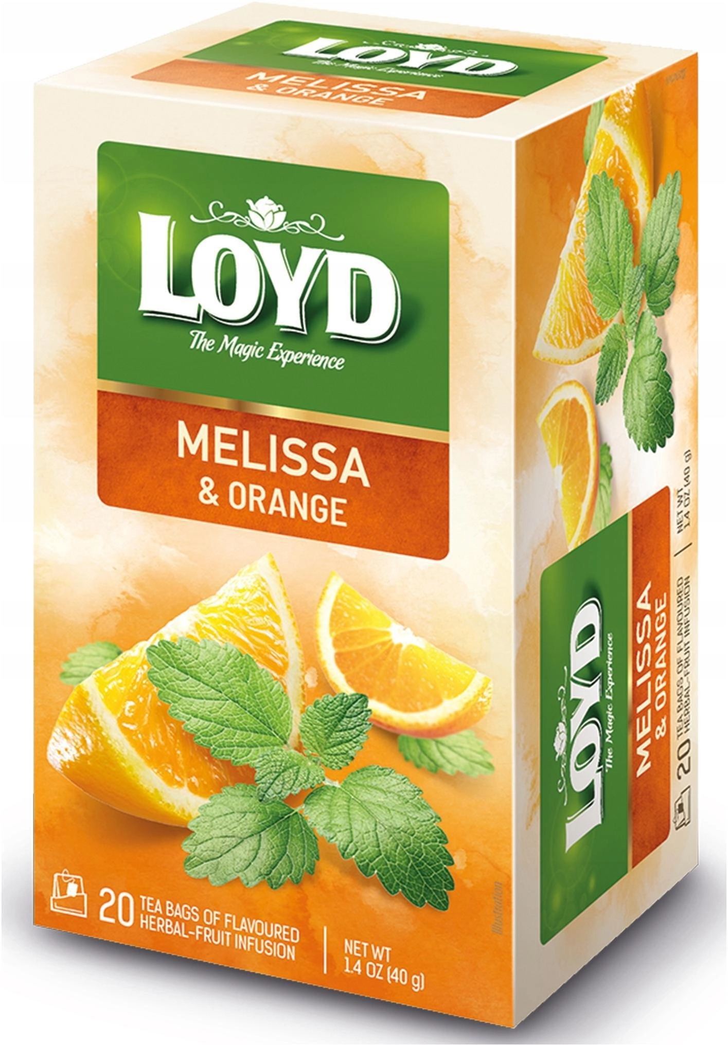 Loyd Melissa Orange herbal-fruit tea -