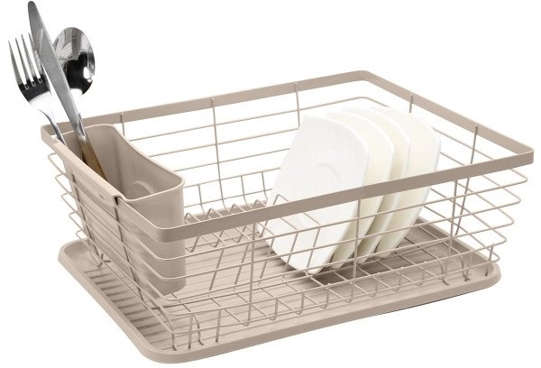 DISH DRYING DRAINER WITH DRIPPER AND