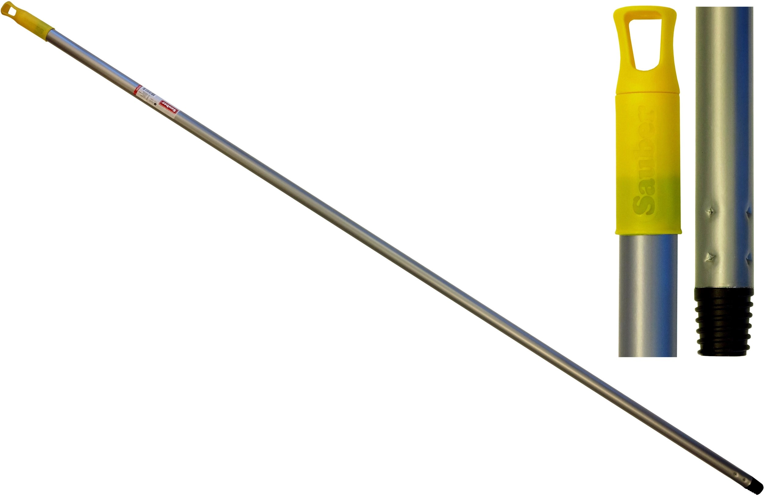 Brush handle 140cm grey/yellow 24800902 4743115005350
