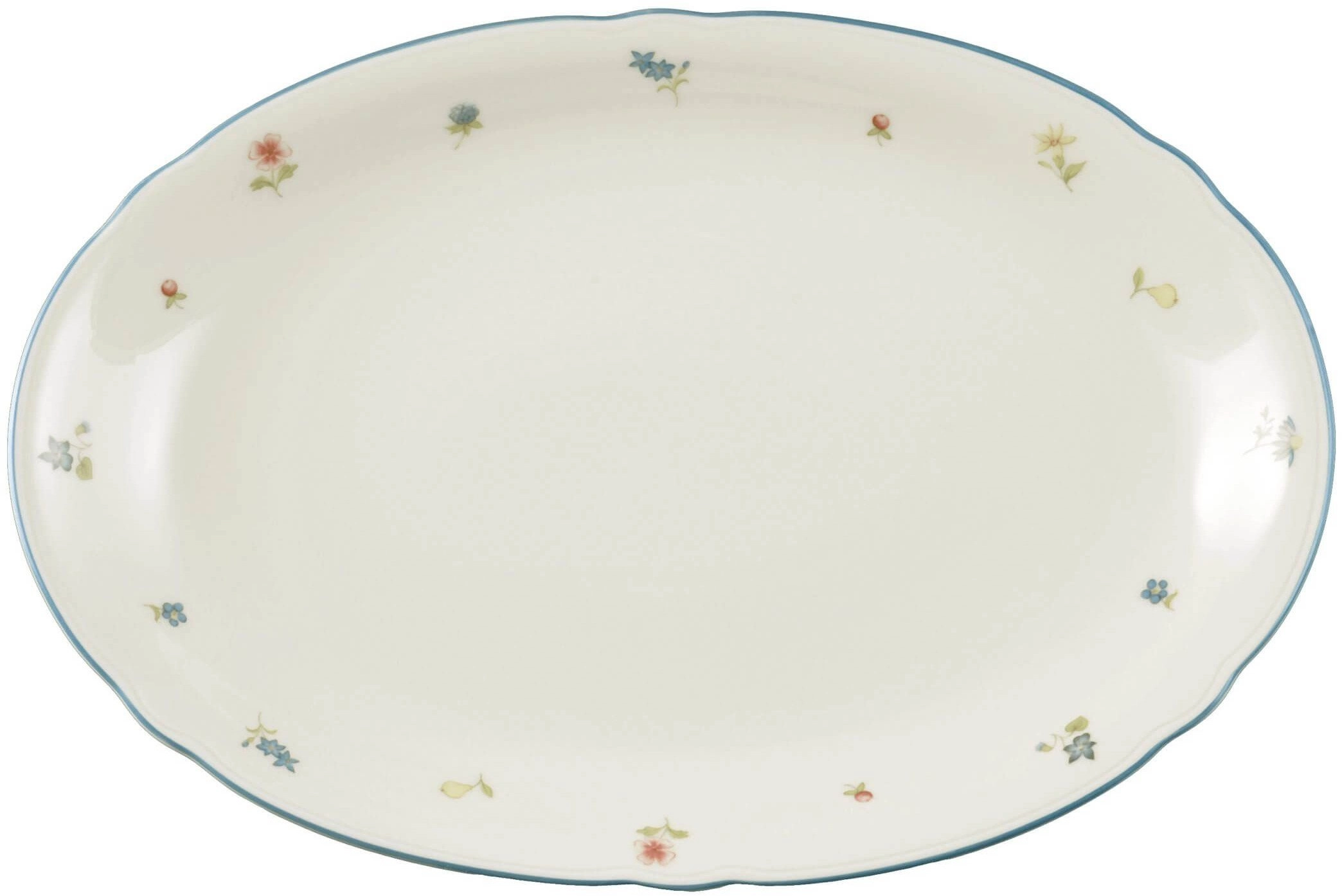 SELTMANN MARIE-LUISE STREUBLUME Oval Serving Plate