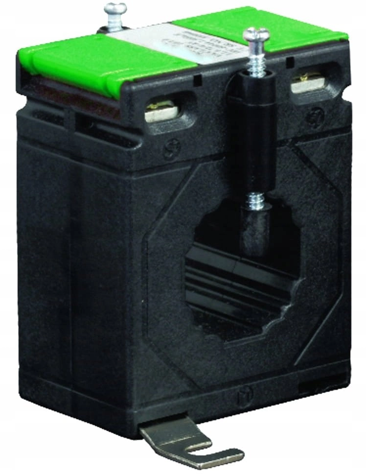 Current transformer with a hole for