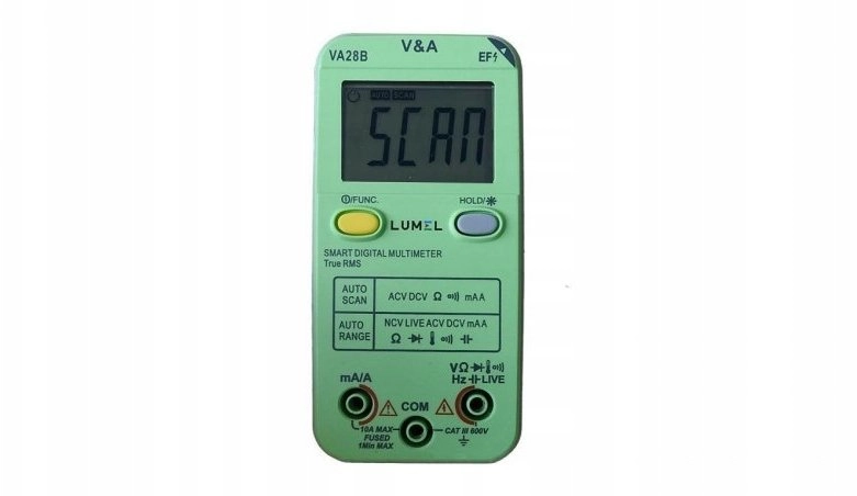Digital multimeter with Auto-Scan (SMART) True